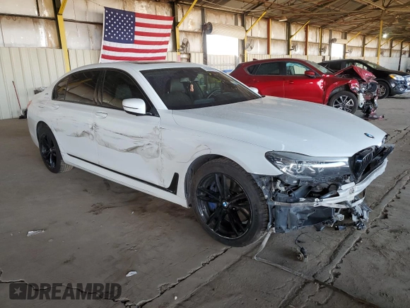 2018 BMW 7 Series 740e xDrive iPerformance with VIN WBA7J2C58JG938333, listed as a Copart auction lot 53069585 with 216,353 mi miles and Clean Title. Bid and sale history available at carsss.com. Image 4.