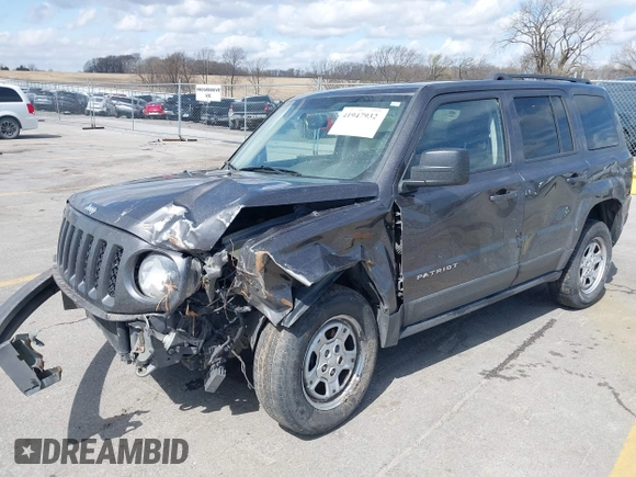 2016 Jeep Patriot Sport with VIN 1C4NJRBB0GD669121, listed as a IAAI auction lot 41947932 with 212,040 mi miles and . Bid and sale history available at carsss.com. Image 17.