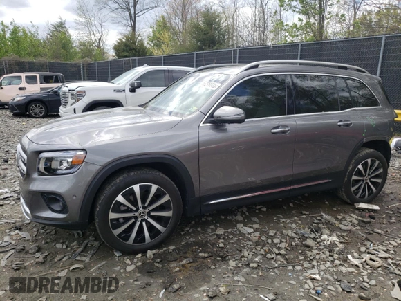 2023 Mercedes-Benz GLB 250 z VIN W1N4M4HB1PW272706, wystawiony jako Copart lot #53211815 z przebiegiem 30 428 mil mil oraz Szkoda całkowita • Salvage title. Historia ofert i sprzedaży dostępna na DreamBid. Obrazek 1.