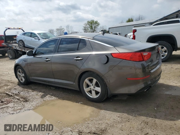 2015 Kia Optima LX with VIN 5XXGM4A74FG377802, listed as a Copart auction lot 51774195 with 176,105 mi miles and Salvage title. Bid and sale history available at DreamBid. Image 2.