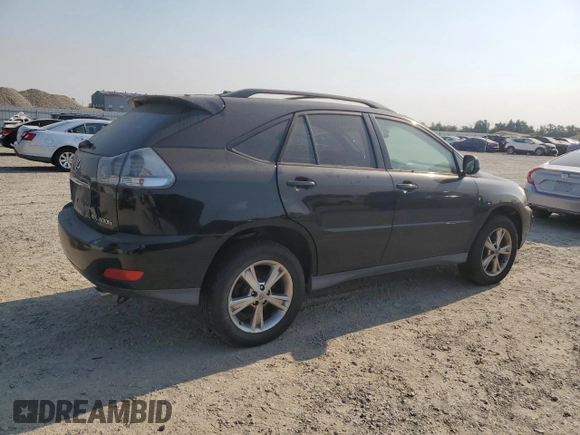 2006 Lexus RX 400h with VIN JTJHW31UX60001795, listed as a Copart auction lot 64407255 with 163,818 mi miles and Salvage title. Bid and sale history available at DreamBid. Image 3.