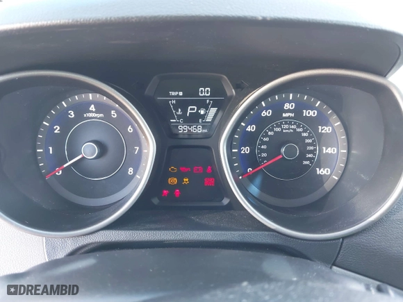 2016 Hyundai Elantra SE with VIN 5NPDH4AE7GH654504, listed as a IAAI auction lot 41824001 with 99,468 mi miles. Bid and sale history available at carsss.com. Image 7.