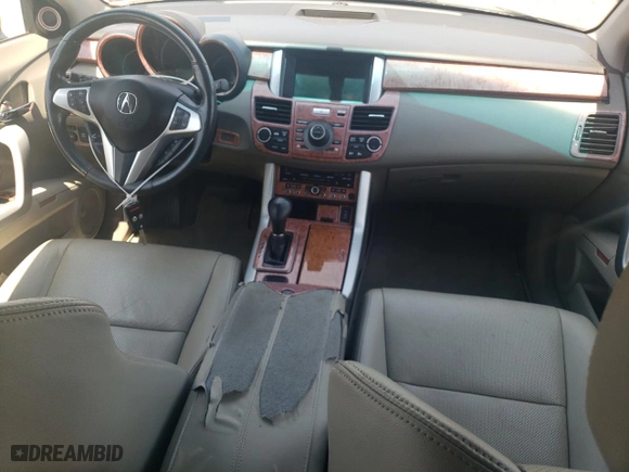2009 Acura RDX Tech Pkg with VIN 5J8TB18599A002254, listed as a Copart auction lot 62939714 with 158,051 mi miles and Salvage Title. Bid and sale history available at carsss.com. Image 8.