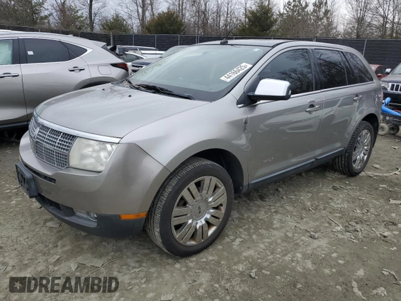 2008 Lincoln MKX with VIN 2LMDU88C68BJ39983, listed as a Copart auction lot 44166425 with 176,276 mi miles and Clean Title. Bid and sale history available at carsss.com. Image 1.