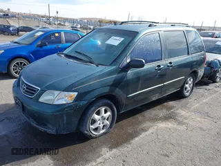 2000 Mazda MPV DX with VIN JM3LW28G0Y0102748, listed as a IAAI auction lot 41408850 with 281,995 mi miles. Bid and sale history available at carsss.com. Image 2.