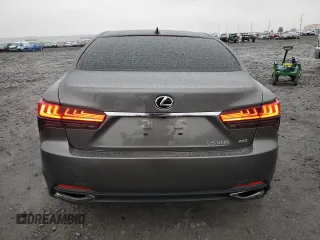 2021 Lexus LS with VIN JTHD51GF6M5009182, listed as a Copart auction lot 82450504 with 7,574 mi miles and Salvage Title. Bid and sale history available at carsss.com. Image 6.