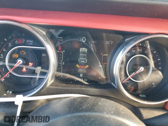 2022 Jeep Wrangler Unlimited Rubicon z VIN 1C4HJXFN2NW211037, wystawiony jako Copart lot #85078474 z przebiegiem 21 878 mil mil oraz Szkoda całkowita • Salvage title. Historia ofert i sprzedaży dostępna na DreamBid. Obrazek 9.