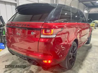 2016 Land Rover Range Rover Sport SVR с VIN SALWZ2EF7GA544520, выставлен на аукционе Copart как лот 59821005 с пробегом 47 589 миль миль и Чистый • Clean title. История ставок и продаж доступна на DreamBid. Изображение 4.