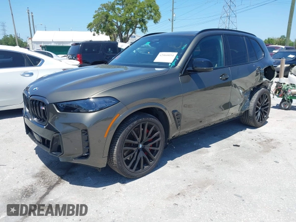 2024 BMW X5 M60i with VIN 5UX33EU04R9U60278, listed as a IAAI auction lot 42060054 with 18,215 mi miles. Bid and sale history available at carsss.com. Image 20.