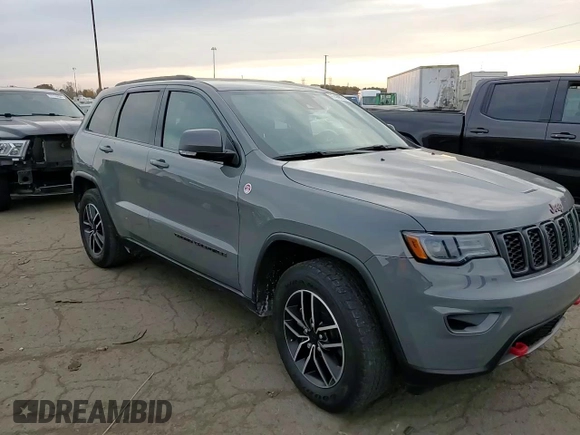 2021 Jeep Grand Cherokee Trailhawk with VIN 1C4RJFLG1MC867623, listed as a Copart auction lot 77439274 with 18,835 mi miles and Clean Title. Bid and sale history available at carsss.com. Image 12.