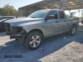 2021 Ram 1500 Tradesman with VIN 1C6RR7FT7MS583434, listed as a Copart auction lot 74958884 with 93,581 mi miles and Salvage title. Bid and sale history available at DreamBid. Image 1.