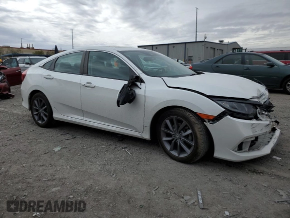 2019 Honda Civic Sedan EX with VIN 19XFC1F34KE217148, listed as a Copart auction lot 48805065 with 41,205 mi miles and Salvage Title. Bid and sale history available at carsss.com. Image 4.