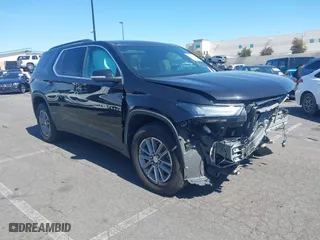 2022 Chevrolet Traverse LT Cloth with VIN 1GNERGKW6NJ106869, listed as a IAAI auction lot 41477954 with 74,130 mi miles. Bid and sale history available at carsss.com. Image 1.