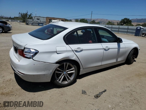 2012 BMW 3 Series 328i with VIN WBA3A5G51CNP18105, listed as a Copart auction lot 57418035 with 120,575 mi miles and Salvage title. Bid and sale history available at DreamBid. Image 3.
