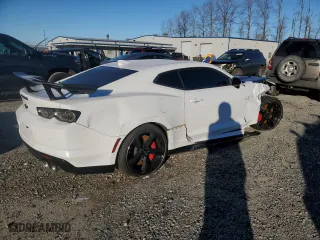 2019 Chevrolet Camaro ZL1 with VIN 1G1FJ1R6XK0151945, listed as a Copart auction lot 41879575 with 0 mi miles and Salvage Title. Bid and sale history available at carsss.com. Image 3.