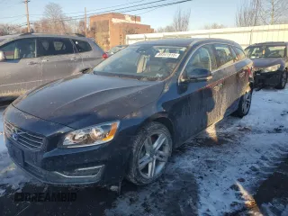 2015 Volvo V60 T5 Premier with VIN YV1612SK8F1269717, listed as a Copart auction lot 88541915 with 73,405 mi miles and Salvage Title. Bid and sale history available at carsss.com. Image 1.