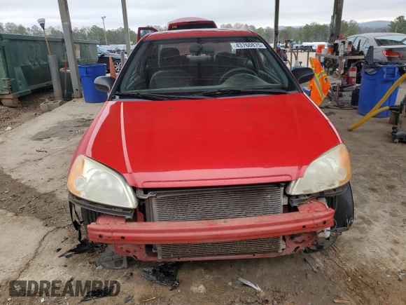 2002 Honda Civic DX with VIN 1HGEM22202L061842, listed as a Copart auction lot 43760875 with 154,751 mi miles and Salvage Title. Bid and sale history available at DreamBid. Image 5.