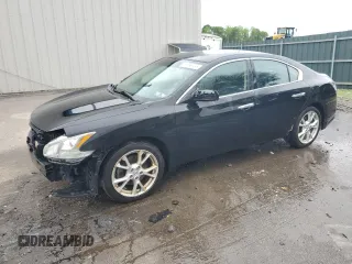 2014 Nissan Maxima SV with VIN 1N4AA5AP2EC479057, listed as a Copart auction lot 59298035 with 125,696 mi miles and Salvage title. Bid and sale history available at DreamBid. Image 1.