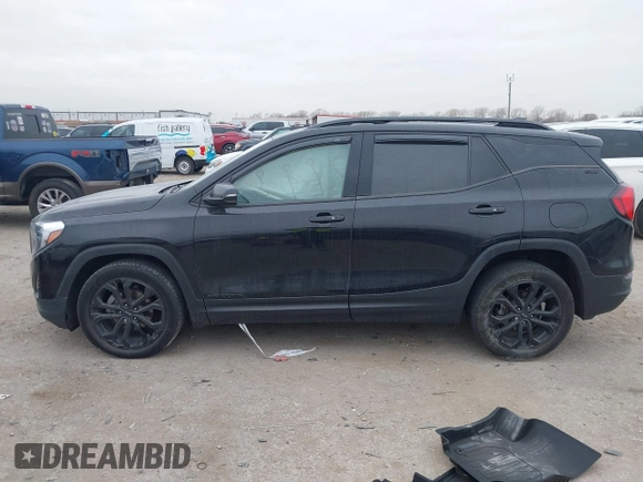 2021 GMC Terrain SLT with VIN 3GKALVEV8ML356416, listed as a IAAI auction lot 41412180 with 45,053 mi miles and . Bid and sale history available at carsss.com. Image 13.