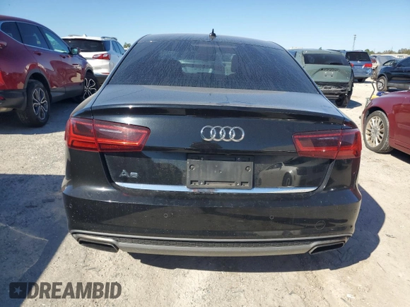 2016 Audi A6 2.0T Premium Plus with VIN WAUDFAFC7GN116331, listed as a Copart auction lot 46994175 with 196,232 mi miles and Salvage Title. Bid and sale history available at carsss.com. Image 6.