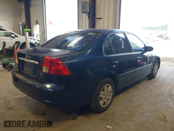 2003 Honda Civic LX with VIN 2HGES16583H529254, listed as a IAAI auction lot 42010247 with 238,517 mi miles. Bid and sale history available at carsss.com. Image 4.