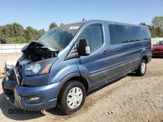 2024 Ford Transit Passenger XL with VIN 1FBAX2Y87RKA90632, listed as a Copart auction lot 74699204 with 3,260 mi miles and Salvage title. Bid and sale history available at DreamBid. Image 1.