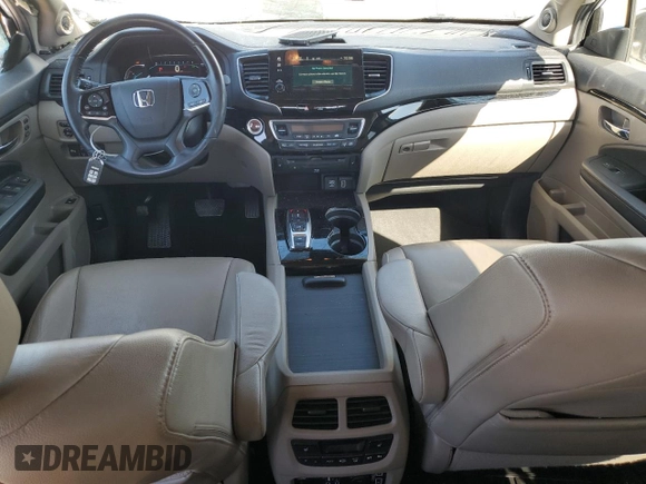 2021 Honda Pilot Touring 8-Passenger with VIN 5FNYF5H91MB015535, listed as a Copart auction lot 46845565 with 36,233 mi miles and Salvage Title. Bid and sale history available at DreamBid. Image 8.