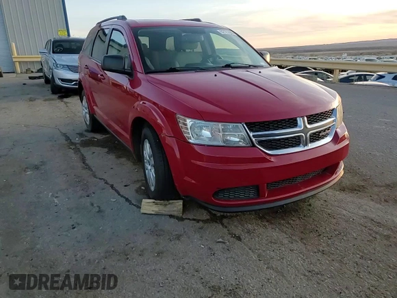 2016 Dodge Journey American Value with VIN 3C4PDCABXGT185692, listed as a Copart auction lot 52123065 with 40,963 mi miles and Salvage Title. Bid and sale history available at DreamBid. Image 13.