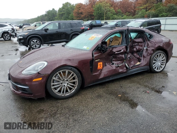 2018 Porsche Panamera 4 E-Hybrid z VIN WP0AE2A72JL176870, wystawiony jako Copart lot #68290623 z przebiegiem Nie podano mil oraz Nie do naprawy • Non repairable. Historia ofert i sprzedaży dostępna na DreamBid. Obrazek 1.