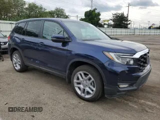 2025 Honda Passport EX-L с VIN 5FNYF8H53SB001955, выставлен на аукционе Copart как лот 61073885 с пробегом 6 613 миль миль и Списание • Salvage title. История ставок и продаж доступна на DreamBid. Изображение 4.