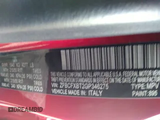 2016 FIAT 500X Easy с VIN ZFBCFXBT2GP346275, выставлен на аукционе IAAI как лот 35337181 с пробегом 50 814 миль миль и . История ставок и продаж доступна на DreamBid. Изображение 9.