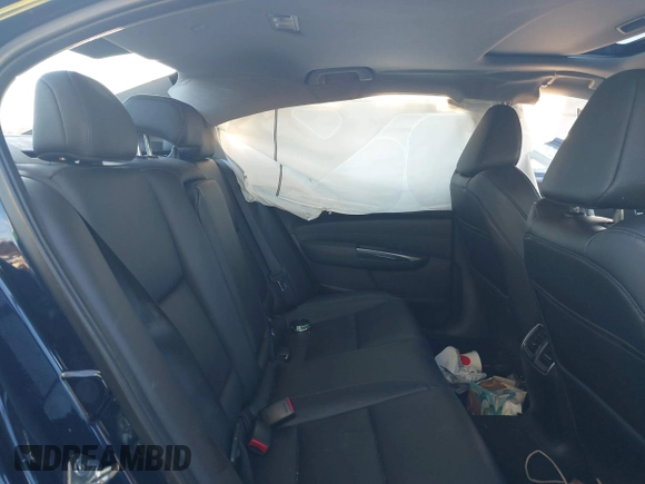 2019 Acura TLX with VIN 19UUB1F3XKA002422, listed as a IAAI auction lot 41310131 with 1 mi miles. Bid and sale history available at carsss.com. Image 8.