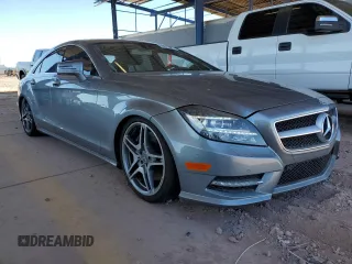 2012 Mercedes-Benz CLS 550 with VIN WDDLJ7DB1CA015156, listed as a Copart auction lot 55313485 with 174,362 mi miles and Salvage Title. Bid and sale history available at DreamBid. Image 4.
