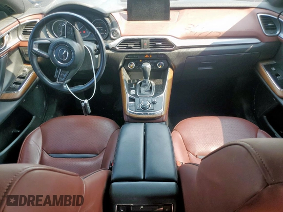 2018 Mazda CX-9 Signature with VIN JM3TCBEY3J0212172, listed as a Copart auction lot 57100485 with 95,353 mi miles and Salvage title. Bid and sale history available at DreamBid. Image 8.