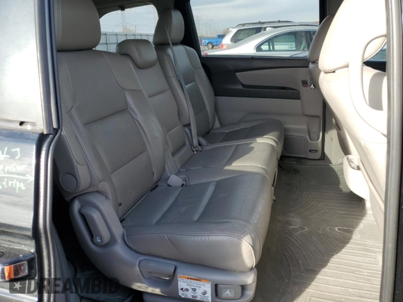 2015 Honda Odyssey EX-L with VIN 5FNRL5H69FB039877, listed as a Copart auction lot 46333935 with 238,716 mi miles and Salvage Title. Bid and sale history available at DreamBid. Image 11.
