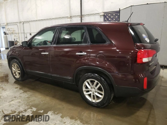 2015 Kia Sorento LX with VIN 5XYKT3A62FG645594, listed as a Copart auction lot 47445705 with 77,952 mi miles and Clean Title. Bid and sale history available at DreamBid. Image 2.
