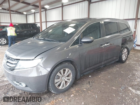 2014 Honda Odyssey EX-L with VIN 5FNRL5H6XEB060090, listed as a IAAI auction lot 41625571 with 112,762 mi miles and . Bid and sale history available at carsss.com. Image 17.