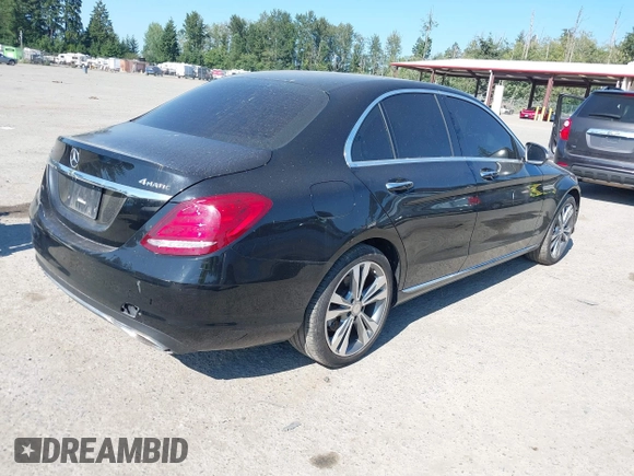 2015 Mercedes-Benz C 300 Luxury with VIN 55SWF4KB2FU019821, listed as a IAAI auction lot 42818693 with 131,087 mi miles and . Bid and sale history available at DreamBid. Image 4.