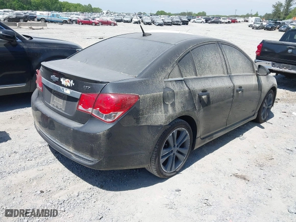 2012 Chevrolet Cruze LTZ with VIN 1G1PH5SC2C7379938, listed as a IAAI auction lot 42057593 with 86,250 mi miles. Bid and sale history available at carsss.com. Image 4.