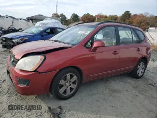 2008 Kia Rondo LX with VIN KNAFG526787195728, listed as a Copart auction lot 78277064 with 117,474 mi miles and Salvage Title. Bid and sale history available at carsss.com. Image 1.