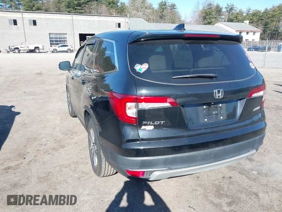 2019 Honda Pilot EX-L with VIN 5FNYF6H53KB007940, listed as a IAAI auction lot 38969204 with 52,677 mi miles. Bid and sale history available at carsss.com. Image 3.