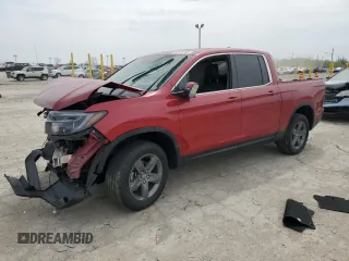 2023 Honda Ridgeline RTL z VIN 5FPYK3F59PB055325, wystawiony jako Copart lot #52934205 z przebiegiem Nie podano mil oraz Szkoda całkowita • Salvage title. Historia ofert i sprzedaży dostępna na DreamBid. Obrazek 1.