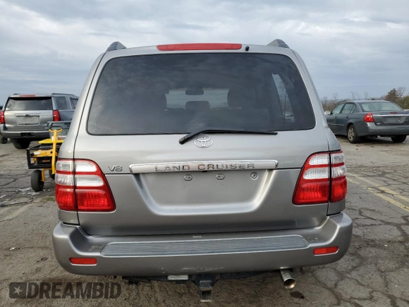 2004 Toyota Land Cruiser with VIN JTEHT05J242065384, listed as a Copart auction lot 83311194 with 132,495 mi miles and Salvage Title. Bid and sale history available at carsss.com. Image 6.