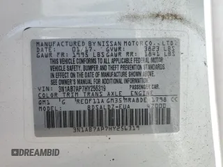 2017 Nissan Sentra SV with VIN 3N1AB7AP7HY256319, listed as a Copart auction lot 49344615 with 75,971 mi miles and Salvage Title. Bid and sale history available at DreamBid. Image 15.