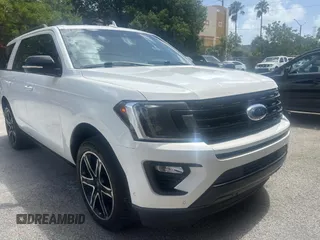 2021 Ford Expedition Limited with VIN 1FMJU1KT0MEA57485, listed as a Copart auction lot 66652645 with 51,188 mi miles and Salvage title. Bid and sale history available at DreamBid. Image 1.