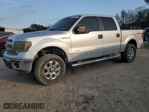 2014 Ford F-150 XL with VIN 1FTFW1ET8EFB81581, listed as a Copart auction lot 44806305 with 212,423 mi miles and Salvage Title. Bid and sale history available at carsss.com. Image 1.