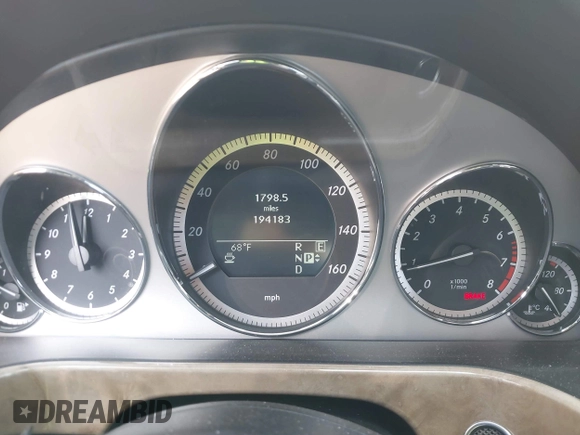 2011 Mercedes-Benz E 550 Luxury with VIN WDDHF7CB3BA292608, listed as a IAAI auction lot 41615375 with 194,183 mi miles and . Bid and sale history available at DreamBid. Image 7.