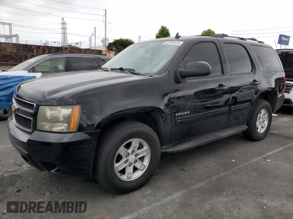 2013 Chevrolet Tahoe LT with VIN 1GNSCBE03DR106164, listed as a Copart auction lot 53738575 with 126,885 mi miles and Salvage title. Bid and sale history available at DreamBid. Image 1.