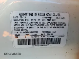 2011 Infiniti G25 Sedan Journey with VIN JN1DV6AP0BM600677, listed as a Copart auction lot 88265545 with 97,670 mi miles and Salvage Title. Bid and sale history available at carsss.com. Image 15.
