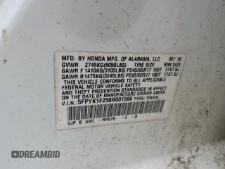 2011 Honda Ridgeline RT z VIN 5FPYK1F25BB001586, wystawiony jako Copart lot #65005405 z przebiegiem 184 046 mil mil oraz Czysty tytuł • Clean title. Historia ofert i sprzedaży dostępna na DreamBid. Obrazek 12.
